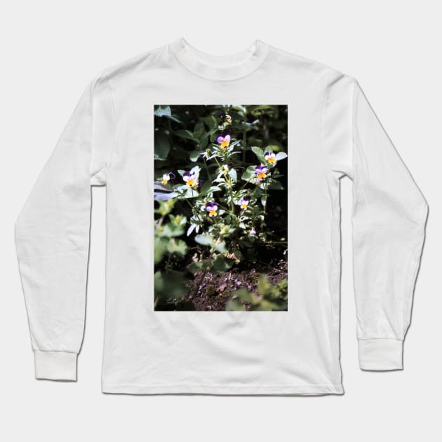 Horn violets Long Sleeve T-Shirt by Gourmetkater